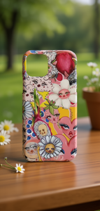 Custodia per iPhone 17 con motivo floreale e cartoni animati - Product Image 2