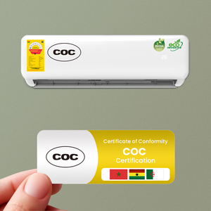 ปรับแต่งเครื่องปรับอากาศแบบติดผนัง 9000BTU 12000BTU สำหรับใช้ในบ้าน ระบบทำความเย็นอัจฉริยะ ใช้สารทำความเย็น R410a ขายส่ง - Product Image 2