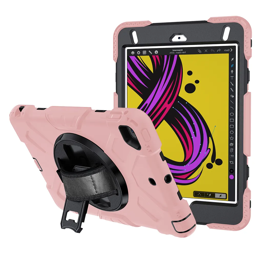 Triple Full pelindung Rugged Tablet Case untuk iPad Mini - Stock tersedia dengan harga yang wajar