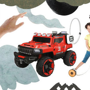 电动儿童骑乘车 12V 电池，带逼真家长遥控器，ABS 材料，男女通用，室内/室外玩耍，适合 3-8 岁 - Product Image 2