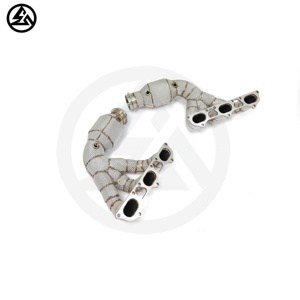 CSZ Sport para colectores de tubo de escape Cat, rendimiento de colectores, tubo de bajada de acero inoxidable 304 para <span class=keywords><strong>Porsche</strong></span> 911 <span class=keywords><strong>991</strong></span>,1 <span class=keywords><strong>991</strong></span>,2 <span class=keywords><strong>GT3</strong></span> 3,8 - Product Image 6