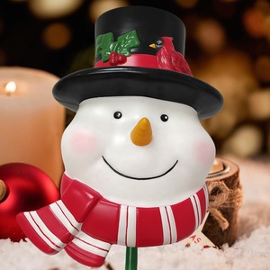 OEM/ODM Custom Blow Mold Christmas Decorations Plastic <b>Crafts</b> Christmas Snowman with <b>Light</b> - Product Image 4