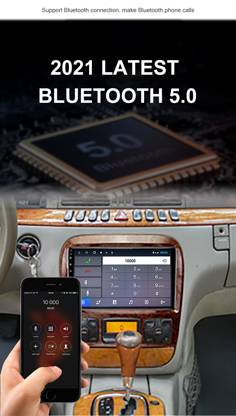 GPS Navigation 9 inch Android 11.0 for Mercedes Benz S Class W220 S280 S320 1998-2005