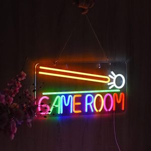 Salle de jeux Billard Enseignes Néon LED Dimmable <span class=keywords><strong>Game</strong></span> Zone Room Beer Bar <span class=keywords><strong>Man</strong></span> Cave Bedroom Home Art Gaming - Product Image 5