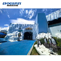 Máquina de caída de nieve real para interiores y exteriores para grandes estaciones de esquí