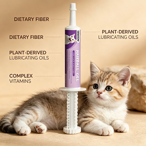 Gel naturel à base de plantes <span class=keywords><strong>pour</strong></span> le contrôle des boules de poils chez les chatons et les chats adultes, prévient la formation de boules de poils <span class=keywords><strong>pour</strong></span> tous les âges - Product Image 4