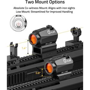 Cvlife Aluminum Red Dot 1x20mm with Riser for <b>Shooting</b> and Outdoors Activities - Product Image 5