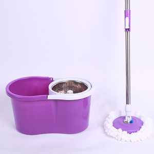 Mopa telescópica plana de acero 360 con cubo cuadrado y repuesto de mopa redonda. Sin <span class=keywords><strong>reseñas</strong></span> aún. - Product Image 5
