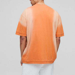 T-shirt décontracté à manches courtes pour homme, 300 grammes, coupe ample, 100% coton, style streetwear décontracté - Product Image 6