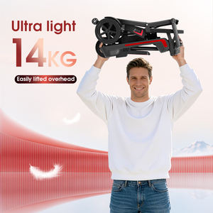 <span class=keywords><strong>Scooter</strong></span> Ligero Todoterreno <span class=keywords><strong>de</strong></span> <span class=keywords><strong>Movilidad</strong></span> Plegable <span class=keywords><strong>de</strong></span> 14 kg, <span class=keywords><strong>de</strong></span> Aluminio, con Batería Dual, Faro LED, para Personas con Discapacidad - Product Image 1