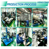 Séparateur Cyclonique à Baffle Spirale HENGFENG Haute Efficacité en Acier Inoxydable pour Gaz-Liquide, Dégazage Automatique des Gaz de Combustion, Autonome
