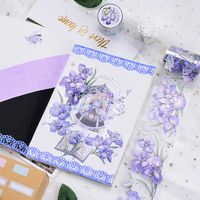 Maßgefertigte Hochwertige 3D-Folien-Aufkleberrolle PET-Band für DIY-Scrapbooking-Kunstbedarf