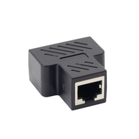 Adaptateur d'extension réseau RJ45 femelle-femelle durable, connecteur en ligne Ethernet Cat6 Cat5e pour PC, routeur, commutateur, CCTV