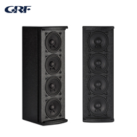 Altavoz de Columna de Sonido Activo Dante PoE Profesional de 4*3 Pulgadas, 90W, Montaje en Pared, DSP, con Software OEM, Venta al Por Mayor