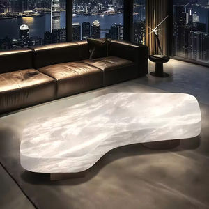 <span class=keywords><strong>Mesa</strong></span> de <span class=keywords><strong>Centro</strong></span> para Sala de Estar, <span class=keywords><strong>Estilo</strong></span> Nórdico, de Piedra Natural Sólida, Travertino, Mármol - Product Image 5