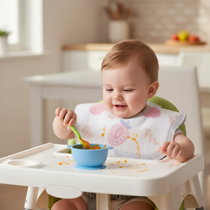 Babero Desechable de Verano, Delgado, Impermeable, para Bebés Niños y Niñas, con Estampado, Material de Muselina de PC, Anti-Salpicaduras, Muestra Gratis - Product Image 3