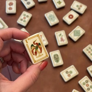Juego de Mahjong Americano de Lujo Nature Walk, 160 Fichas, 2 Capas, Acrílico Grabado con Diseño Inspirado en <span class=keywords><strong>el</strong></span> <span class=keywords><strong>Bosque</strong></span>, para Coleccionistas y Noches de Juego - Product Image 5