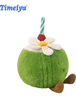 TIMEIYA Mainan Boneka Kelapa Musim Panas yang Menyenangkan untuk Sahabat, Teman Penghibur, Boneka Kecil, Hadiah untuk Anak Perempuan