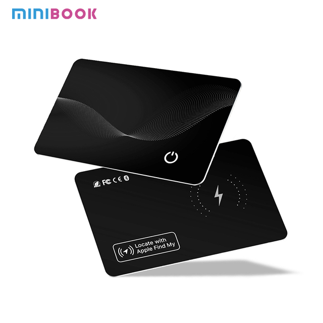 Minibook PVC Smart GPS Tracker Rastreador Pop up Holder Card Finder Wallet Rfid Credit Pu Leather Minimalist Card Holder Wallet