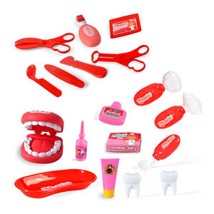 Ensemble de jeu de <span class=keywords><strong>dentiste</strong></span> pour enfants de haute qualité, <span class=keywords><strong>jouet</strong></span> médical éducatif avec étui de transport pour jeu de rôle - Product Image 1