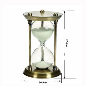 นาฬิกาทรายทองเหลืองดีไซน์โบราณขนาดใหญ่ สไตล์โมเดิร์นหรูหรา สำหรับตกแต่งบ้านและเป็นของที่ระลึก - Product Image 5