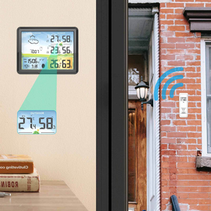 Station météo professionnelle à domicile PT20B WiFi UV/lumière/pluie/vent/pression/température/humidité prévisionneuse ABS matériel OEM/ODM - Product Image 5