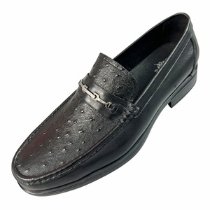 Mocasines Negros de Cuero Genuino con Punta Redonda, Suela de Goma, Zapatos de Vestir para Hombre para Oficina y Carrera, Todas las Temporadas, Parte Superior Suave - Product Image 5