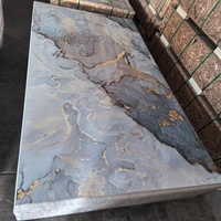 Nouveau design, panneau mural en PVC à effet marbre, brillant, imperméable aux UV, à emboîtement, pour murs intérieurs