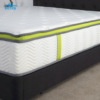 Modernes neues Design Hotel Gel Memory Foam Latex Feder bett Matratze King Size Bett matratzen in einer Box
