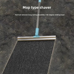 Spazzola Grande in Acciaio Inossidabile per Rimuovere Peli <span class=keywords><strong>di</strong></span> Animali Domestici con Manico Lungo, Rastrello per Tappeti per Cani <span class=keywords><strong>di</strong></span> Taglia Grande - Product Image 3