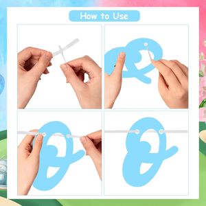 Striscione 'Lui o Lei? Cosa sarà il bambino?' per Golf, Decorazioni per Gender Reveal, Sfondo Fotografico Rosa Blu per Gender Reveal a Tema Golf - Product Image 2