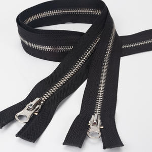 Manufacturer Custom 1#2#3#5#8#10#12#15# <strong>High</strong> Quality Metal <strong>Zipper</strong> Open/Close End Two Way Puller for Garment Jacket <strong>Zipper</strong> - Product Image 3