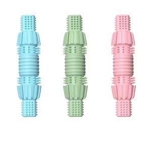 Interactive Rubber Chew Toy for Dogs Educational <b>Pet</b> Tooth <b>Brush</b> Training Chew Toy - Product Image 1