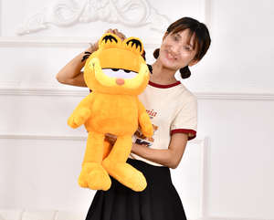 Peluche de Gato Naranja, Adorable Gatito Esponjoso Personalizado, Súper Suave, de Algodón PP Ecológico, para Aliviar el Estrés, 20 Pulgadas - Product Image 5