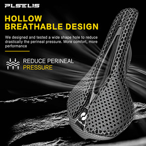 <span class=keywords><strong>Selle</strong></span> de vélo Plselis entièrement en fibre de carbone, impression 3D, <span class=keywords><strong>selle</strong></span> de vélo de route, accessoires de vélo, siège léger et confortable - Product Image 2