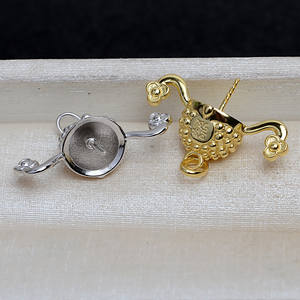 จี้เงินแท้ S925 รูปเทพเจ้าแห่งความมั่งคั่งสำหรับผู้หญิง พร้อมไข่มุกบาร็อคขนาดใหญ่ 13-17 มม. สำหรับทำเครื่องประดับ DIY หมายเลขสินค้า 4119 - Product Image 4