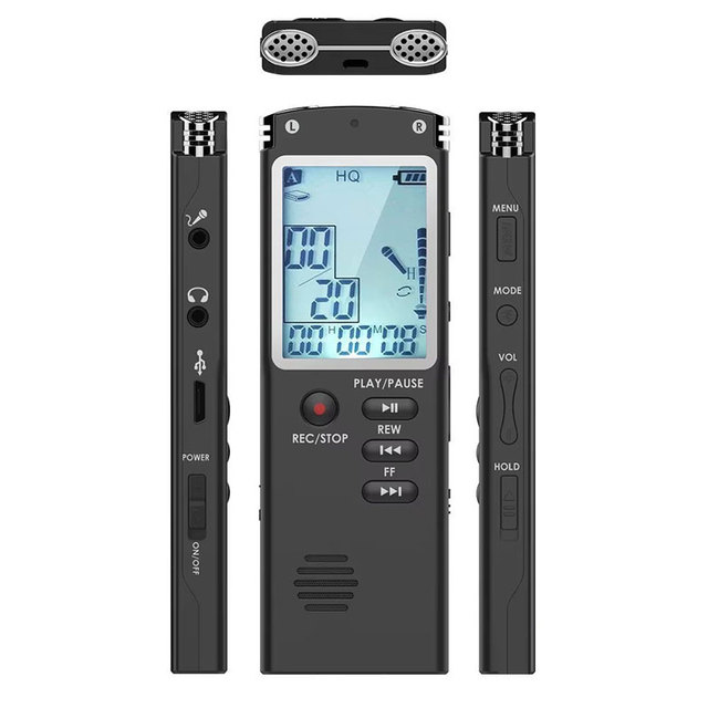 Never Miss a Word Again Mini Recorder with Clear Sound, Even in Noisy Places.