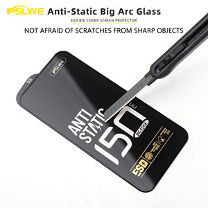 Protector de pantalla Pantallas para OPPO Realme C Series <span class=keywords><strong>C11</strong></span> 15 51 53 55 67 cubierta completa de aluminio alto ESD 150CC película de vidrio templado - Product Image 2