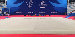 Tapis de sol professionnel pour <span class=keywords><strong>gymnastique</strong></span> rythmique, norme FIG, tapis <span class=keywords><strong>artistique</strong></span> pour <span class=keywords><strong>gymnastique</strong></span> rythmique, 14m*14m, à vendre - Product Image 5