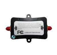Amplificador de Señal WLAN de 10W 12V 2.4-2.5G, Amplificador Bidireccional de RF de Bajo Ruido para Repetidores de Comunicación Inalámbrica de 2.4GHz 10W