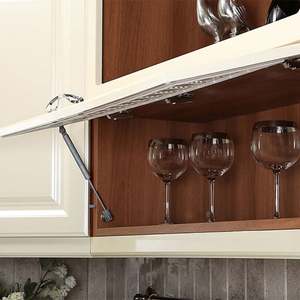 Armoires de cuisine traditionnelles en bois massif de style français, en bois d'érable véritable teinté, nouveau design, unité complète bon marché - Product Image 3