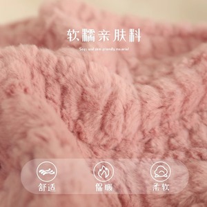 Soft Faux Rabbit Fur Dog Coat Pink Winter Autumn Small Dog <b>Pet</b> Wear Bichon Frise Teddy Cute Vest Comfortable Outerwear - Product Image 3
