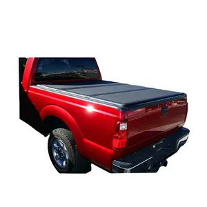 Impermeabile di Alluminio Duro Tri-Pieghevole Tonneau Cover Pickup Truck Bed Copertura per Ford F150 2015-2019