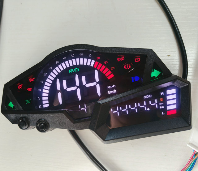 Ninja V6 R3 Z1000 High-Speed Electric Motorcycle Display/code Watch Racing Motorbike Instrument 72v Conversion Part