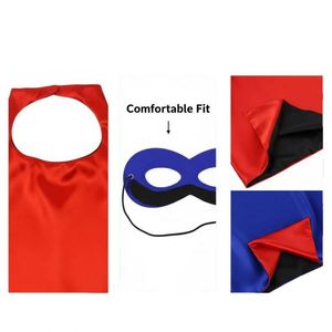 Custom Logo Teenager Kid Satin Cloak <b>Capes</b> and Mask <b>Cape</b> Cloth for <b>Women</b> Mom Gifts Costume Birthday Family Day Party Gift - Product Image 3