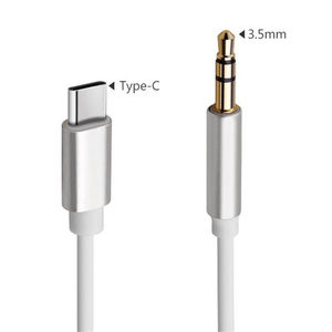 كابل صوت للسيارة 3 أقدام و 1 متر إلى من مرفاع Aux مع شريحة رقمية DAC USB من النوع C إلى من سلك Jack AUX لسيارة smm - Product Image 3