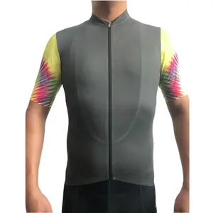 Chemise cycliste OEM pour homme chemise sublimée maillot cycliste haut de cyclisme