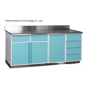 Tavolo di smaltimento medico in acciaio inox moderno Cabinet ospedale clinica Sterile elettrolitico in acciaio trattamento sala in metallo - Product Image 2