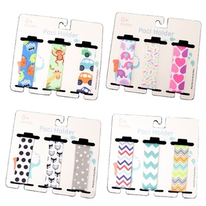 3 Pz/set Bambino Ciuccio Clip di Catena Ciuccio Dummy Clip di Capezzolo Supporto per il Bambino Del Fumetto Bambino di Stampa Clip Ciuccio Succhietto Titolare - Product Image 1