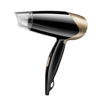 Sèche-cheveux pour le voyage et la maison Léger avec sèche-cheveux ionique négatif Pliant Secador De Cabelo Protection contre la surchauffe du vent